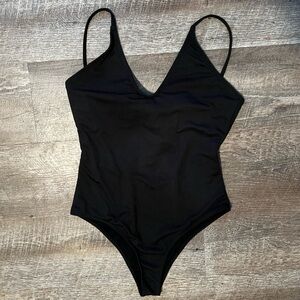 Black tank with cute tie detail in back